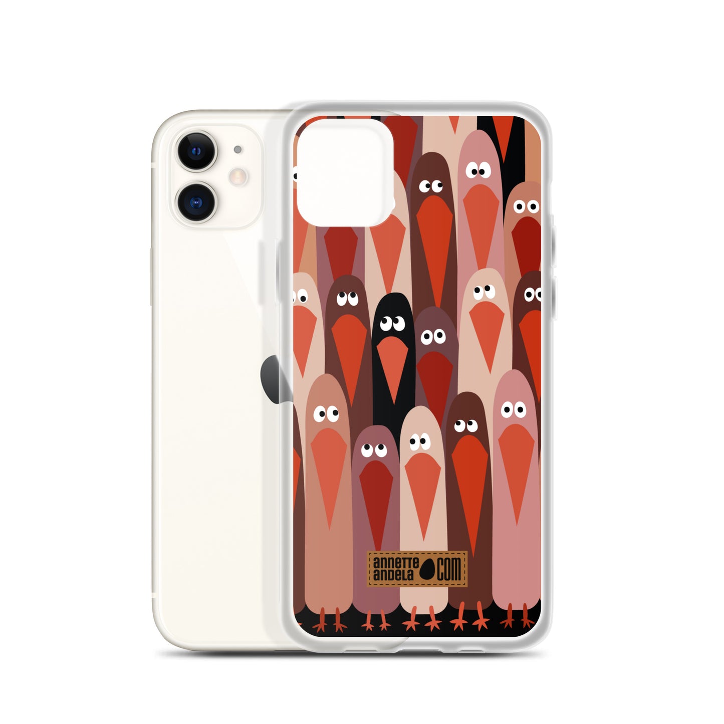 iPhone hoesje Crowdy Brown