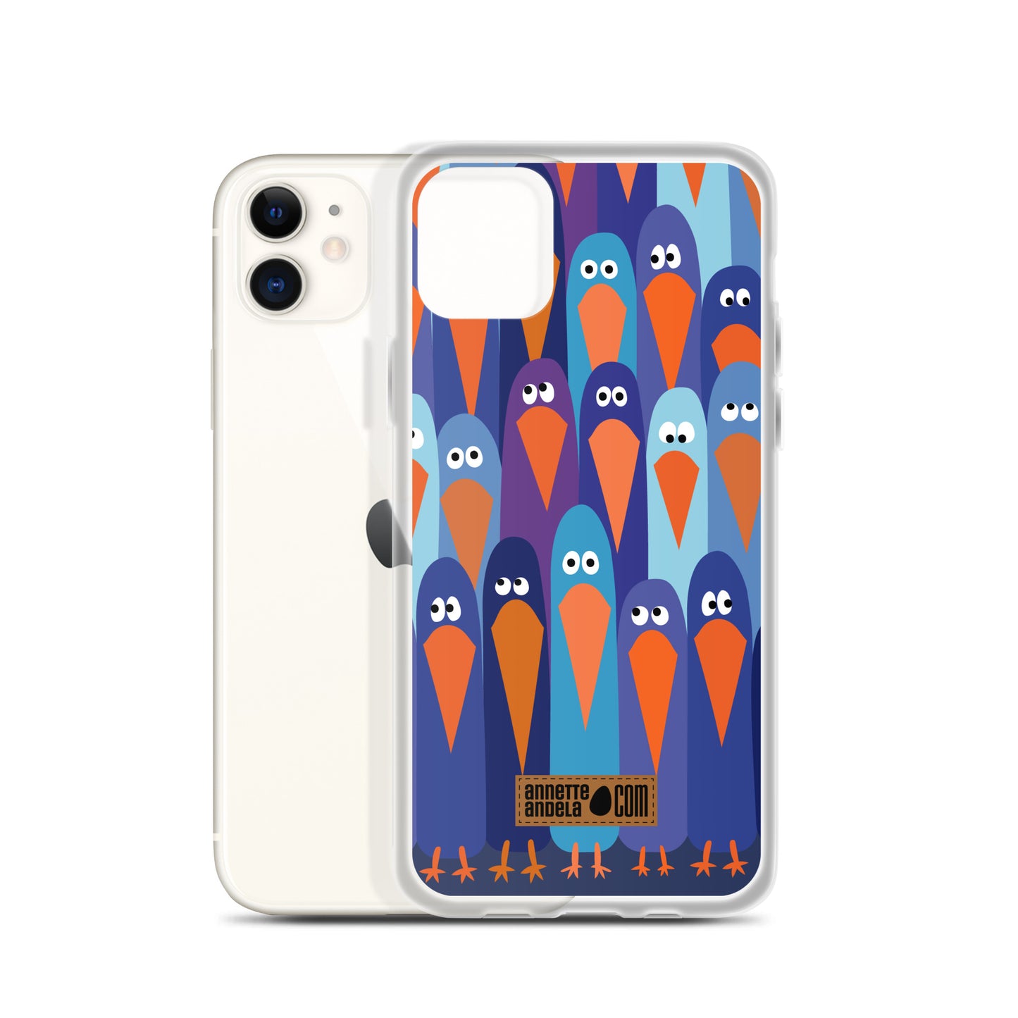 iPhone hoesje Crowdy Blue