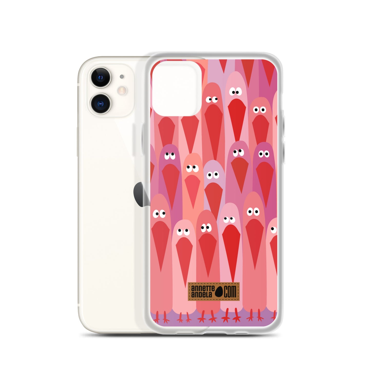 iPhone hoesje Crowdy Pink