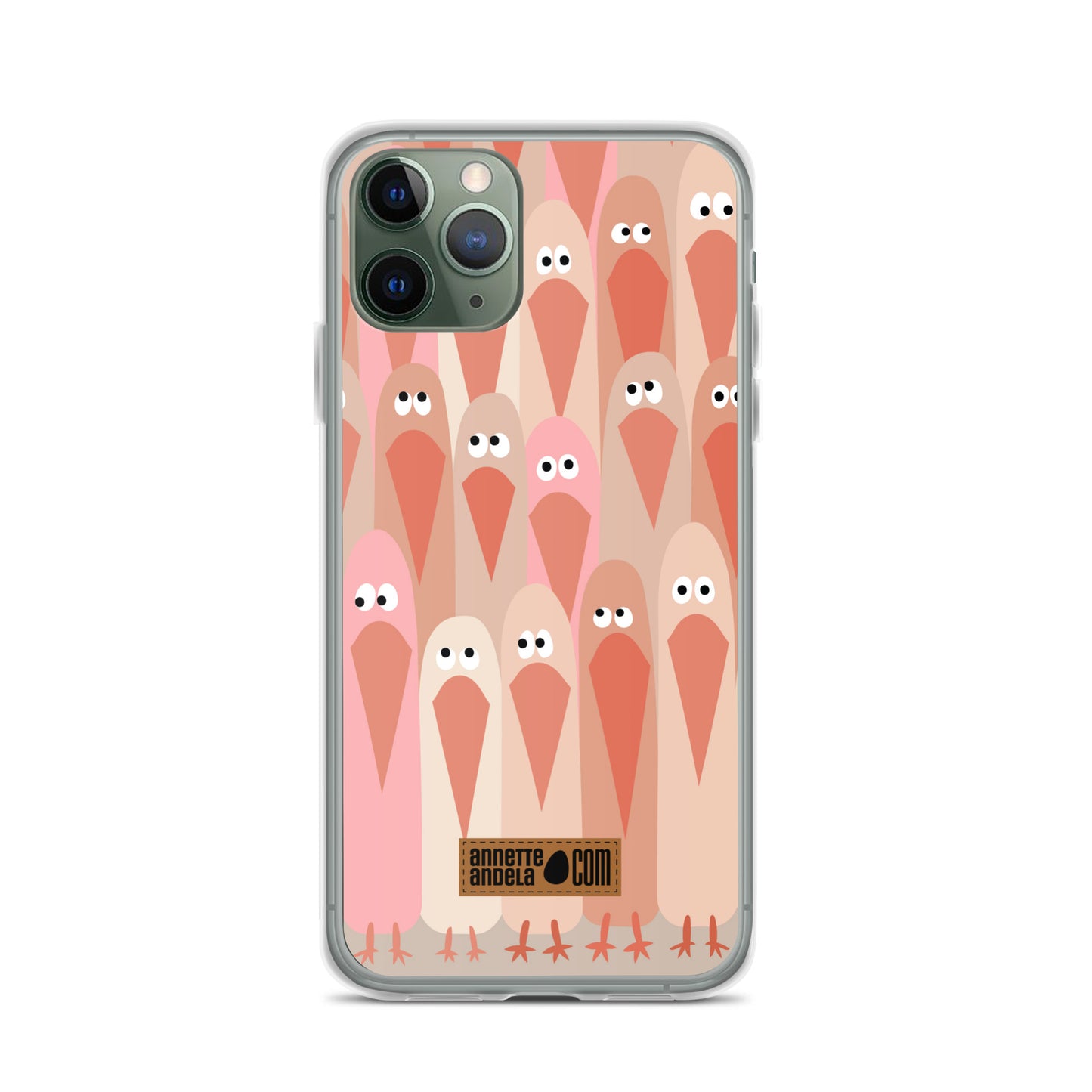 iPhone hoesje Crowdy Beige (On demand)