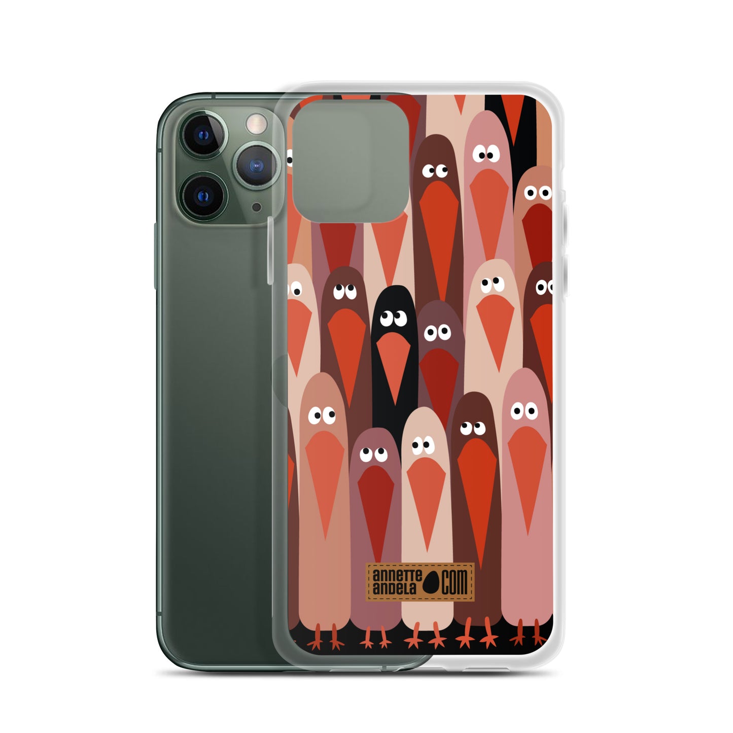 iPhone hoesje Crowdy Brown