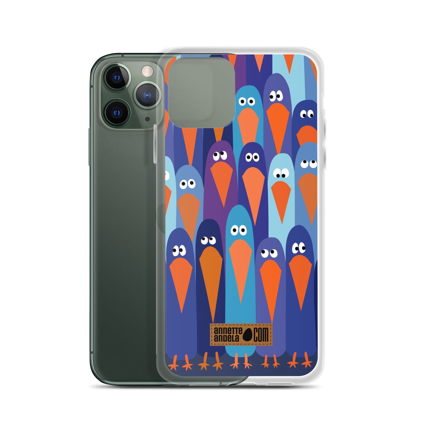 iPhone hoesje Crowdy Blue