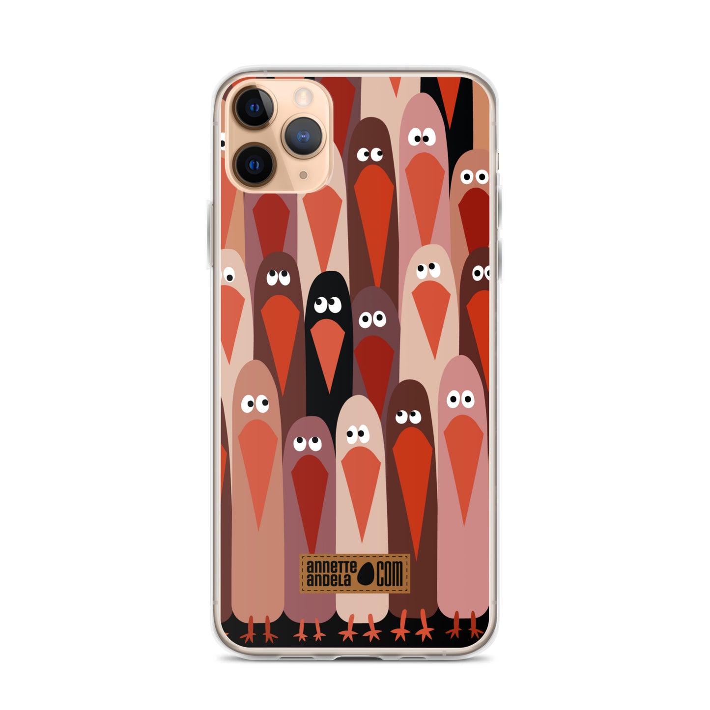 iPhone hoesje Crowdy Brown