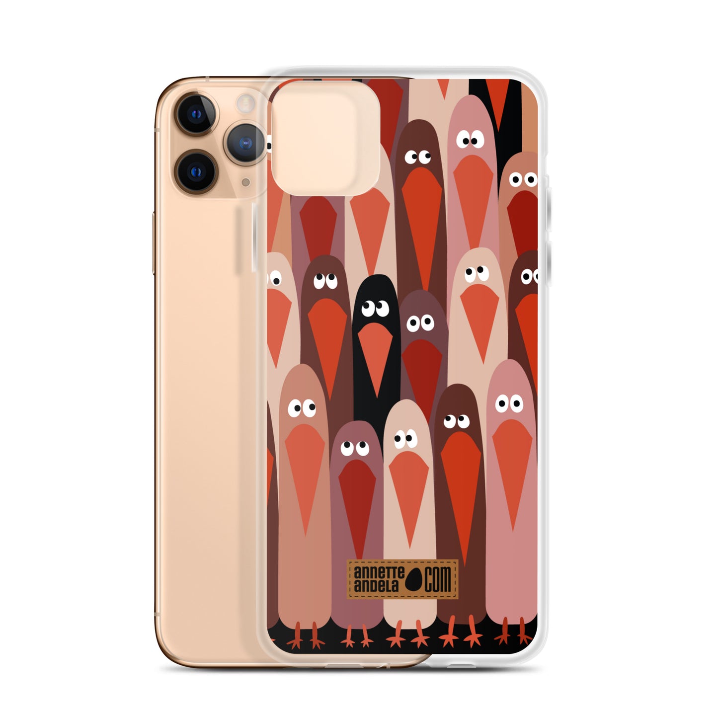 iPhone hoesje Crowdy Brown