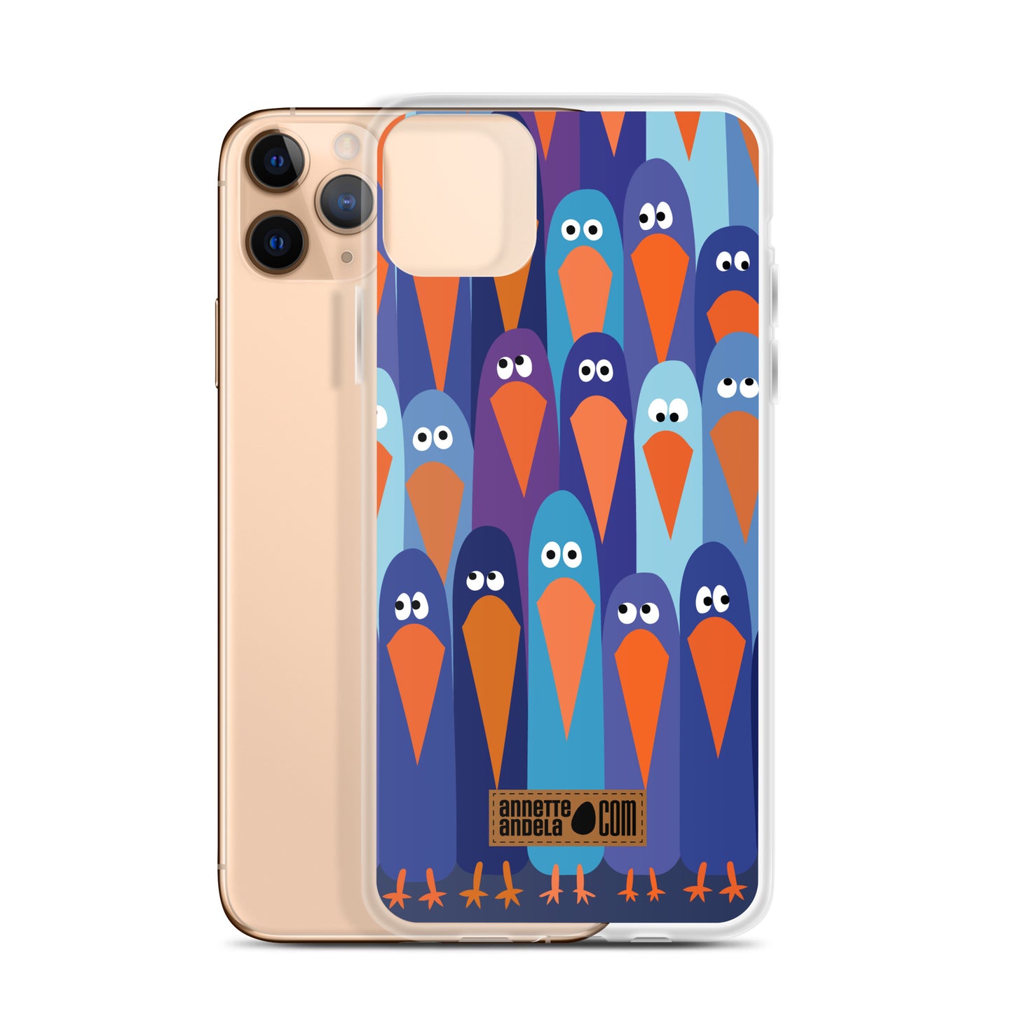 iPhone hoesje Crowdy Blue