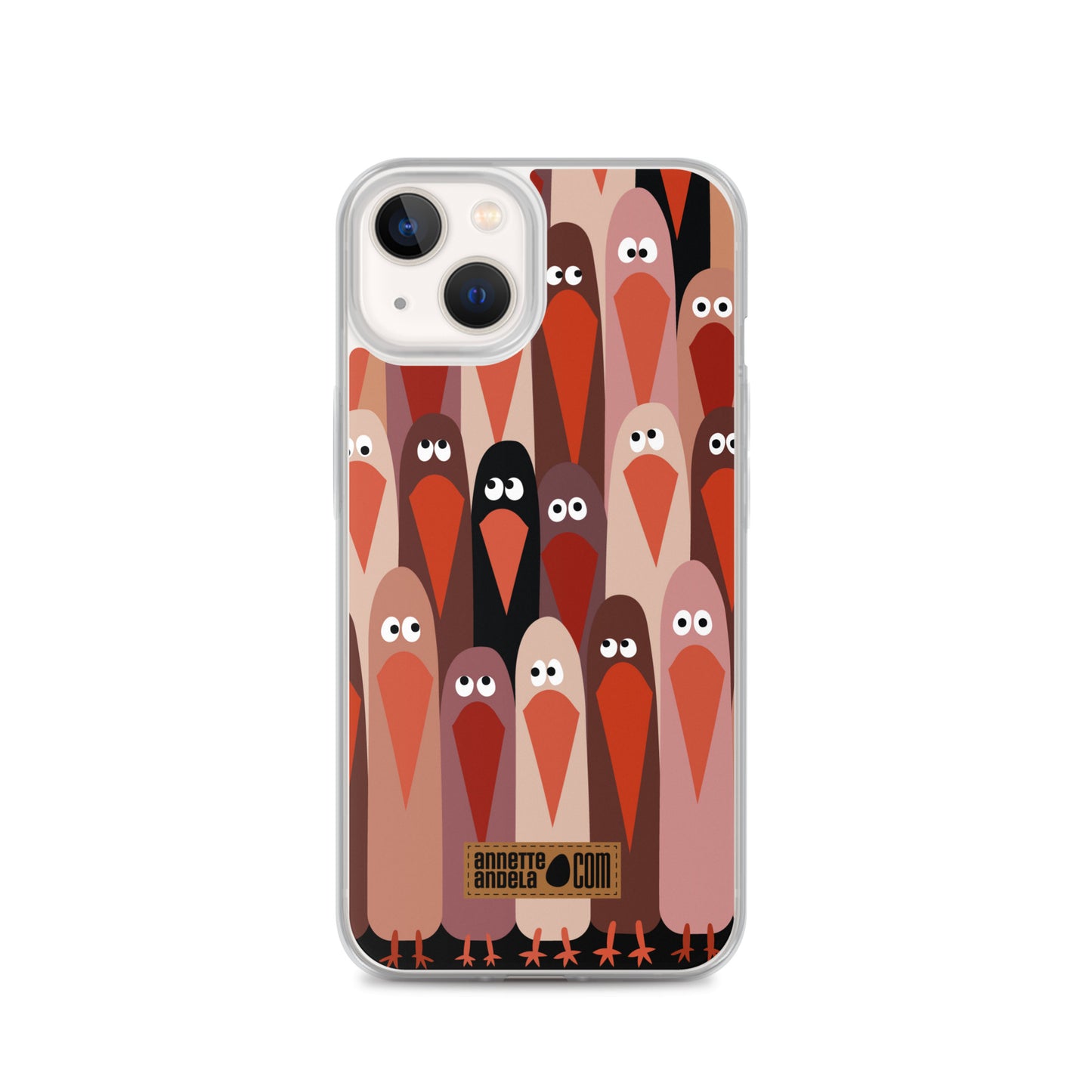 iPhone hoesje Crowdy Brown