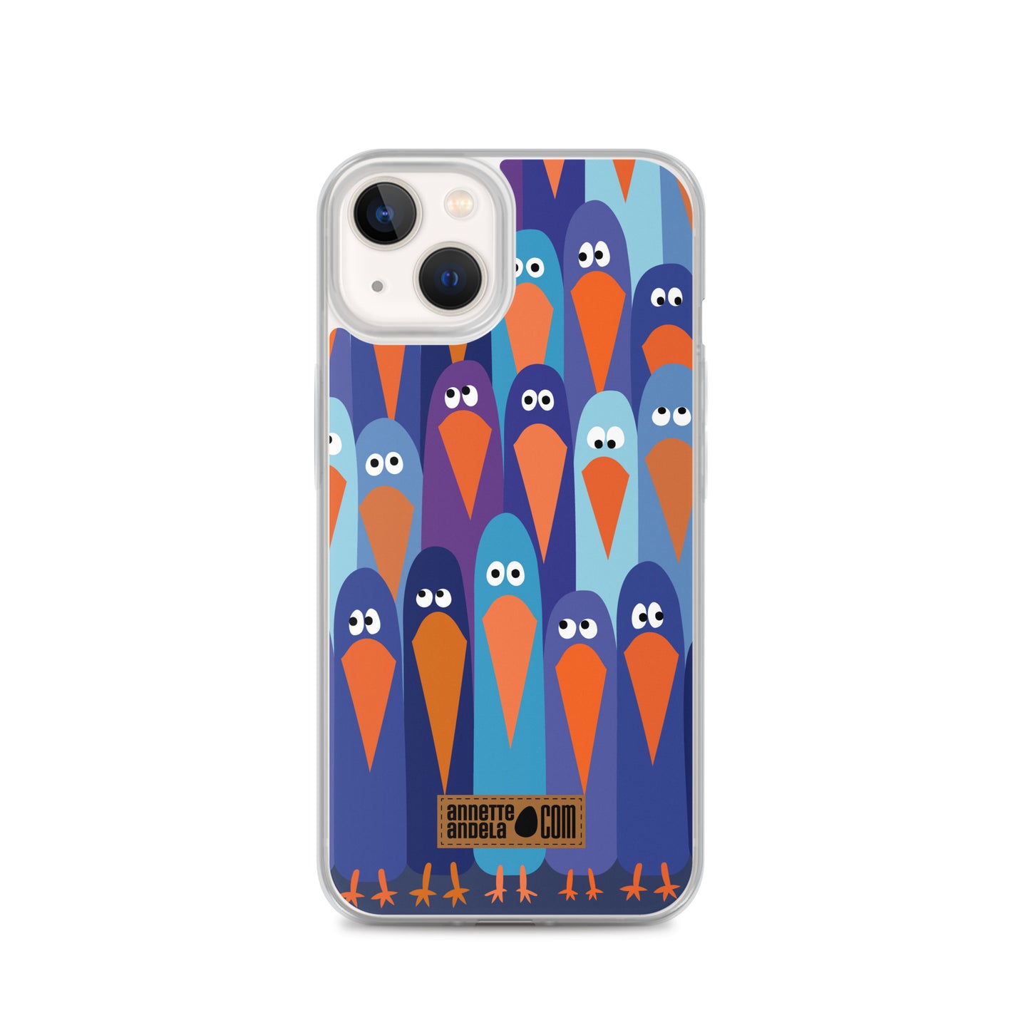 iPhone hoesje Crowdy Blue