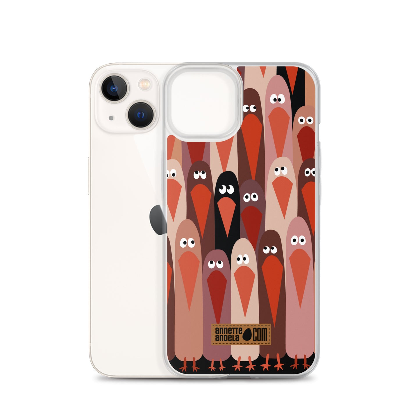 iPhone hoesje Crowdy Brown