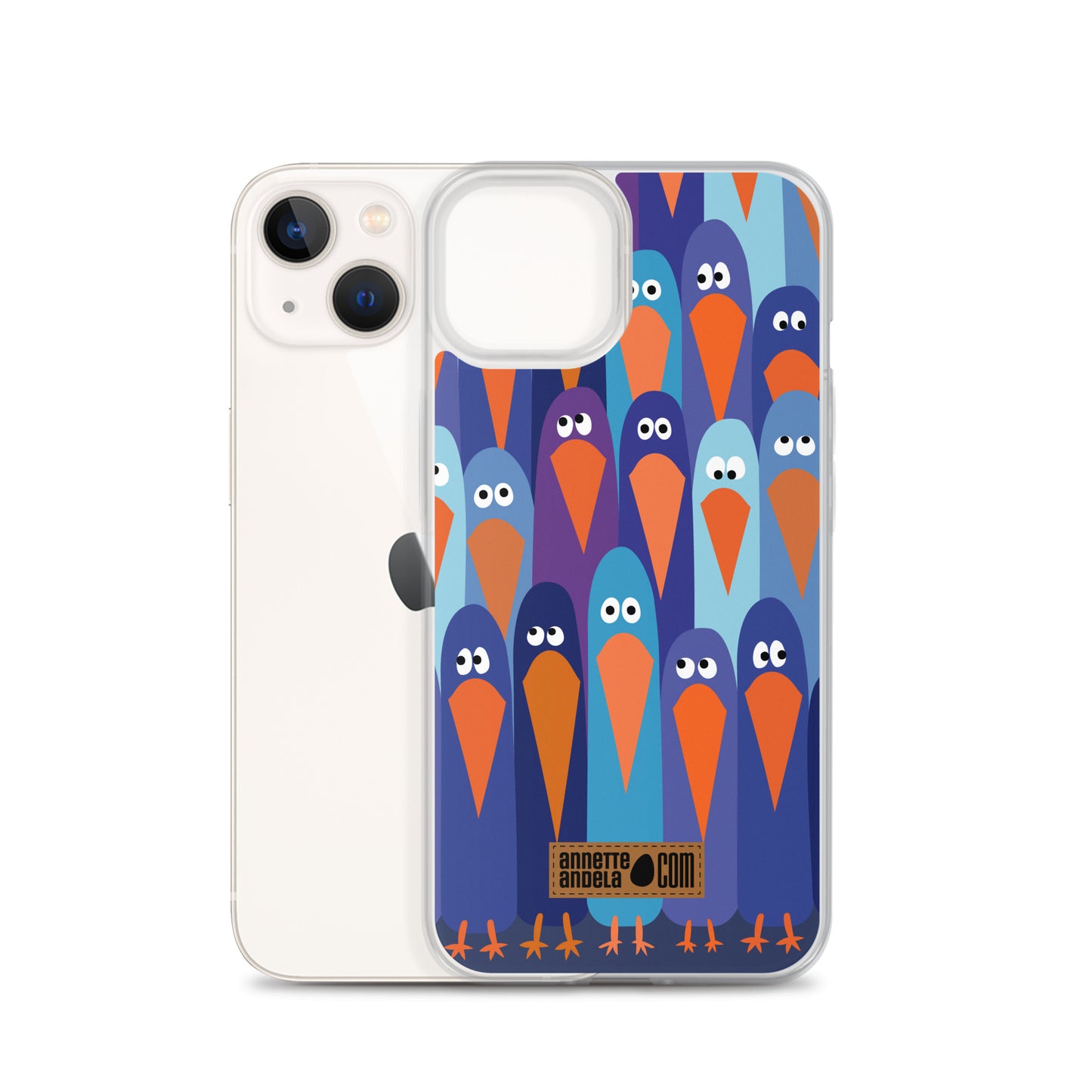 iPhone hoesje Crowdy Blue