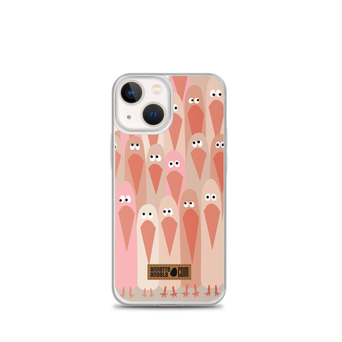 iPhone hoesje Crowdy Beige (On demand)