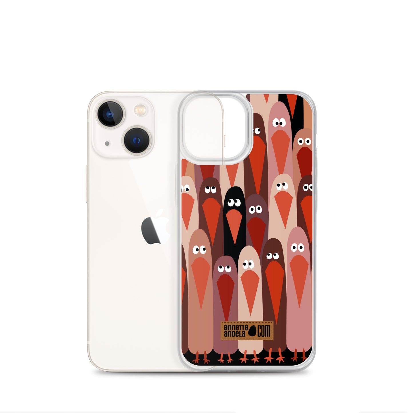 iPhone hoesje Crowdy Brown