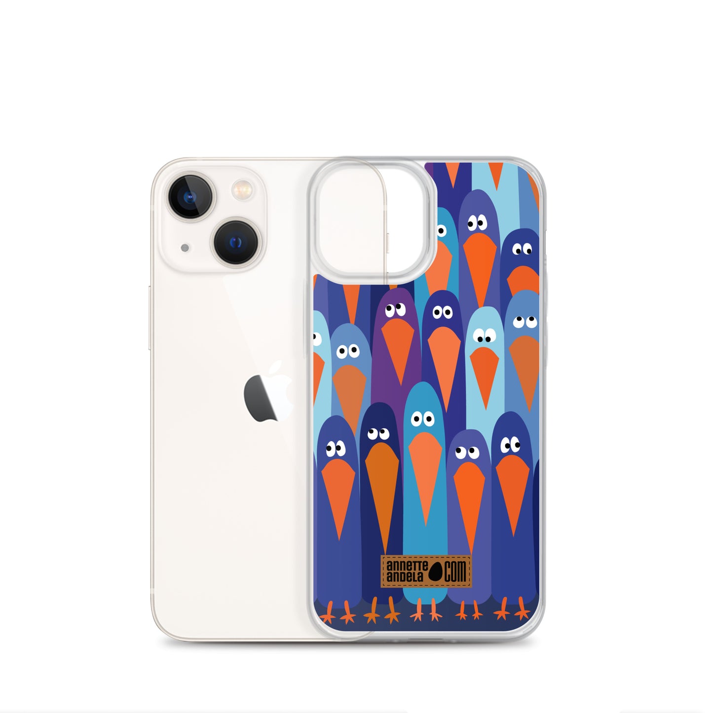 iPhone hoesje Crowdy Blue