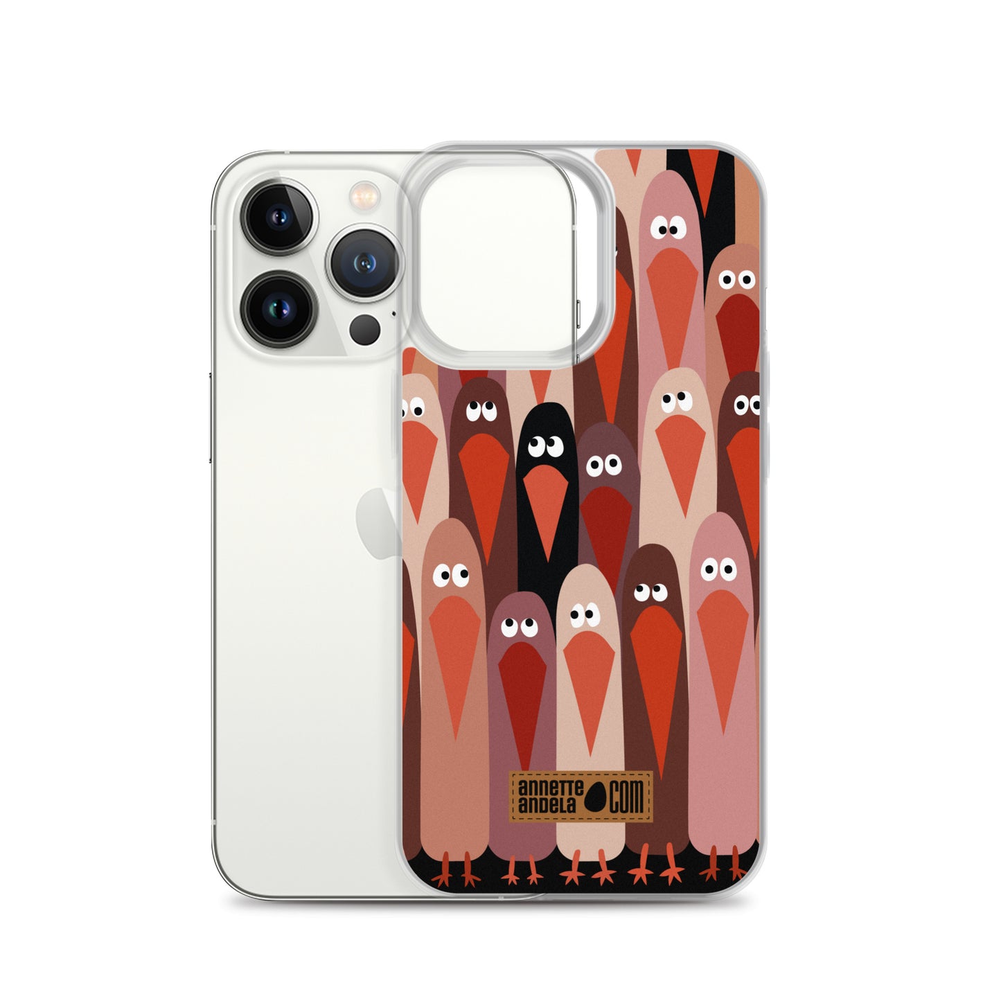 iPhone hoesje Crowdy Brown