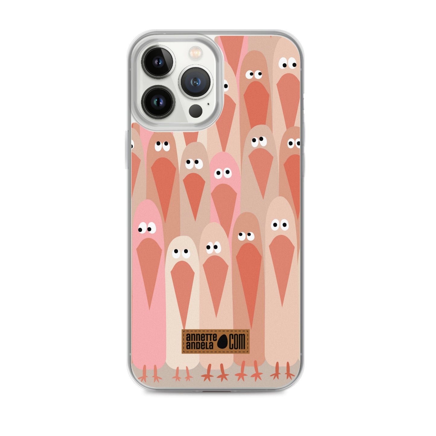 iPhone hoesje Crowdy Beige (On demand)