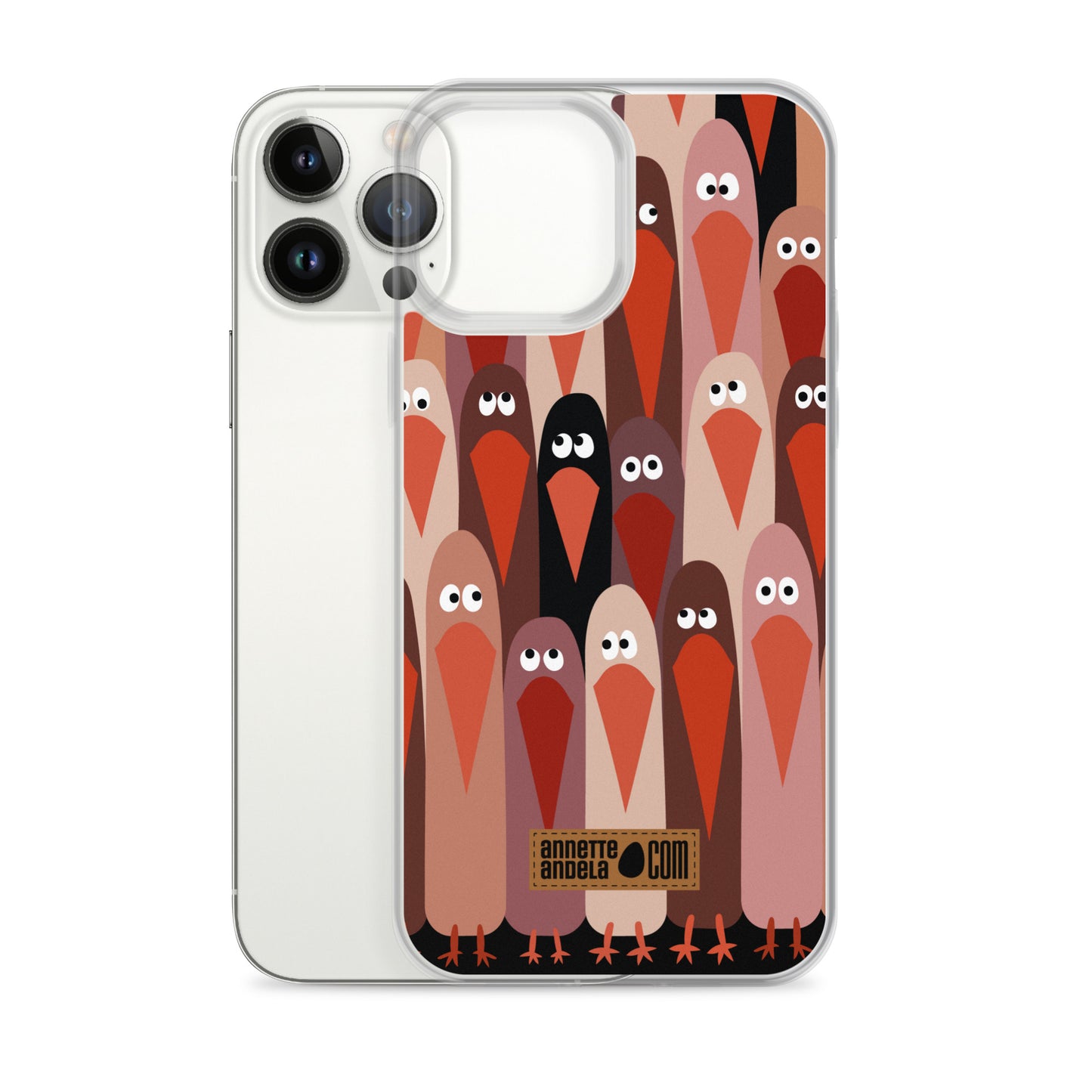iPhone hoesje Crowdy Brown
