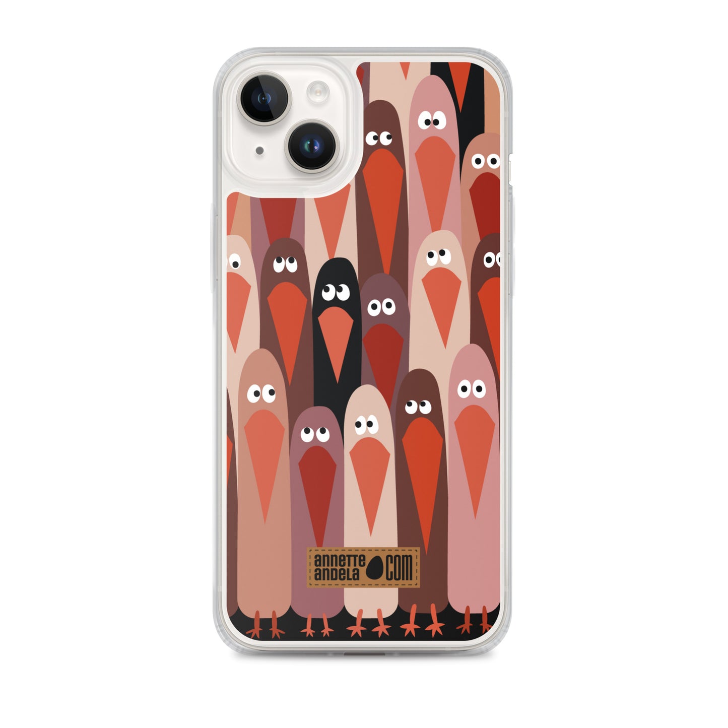 iPhone hoesje Crowdy Brown
