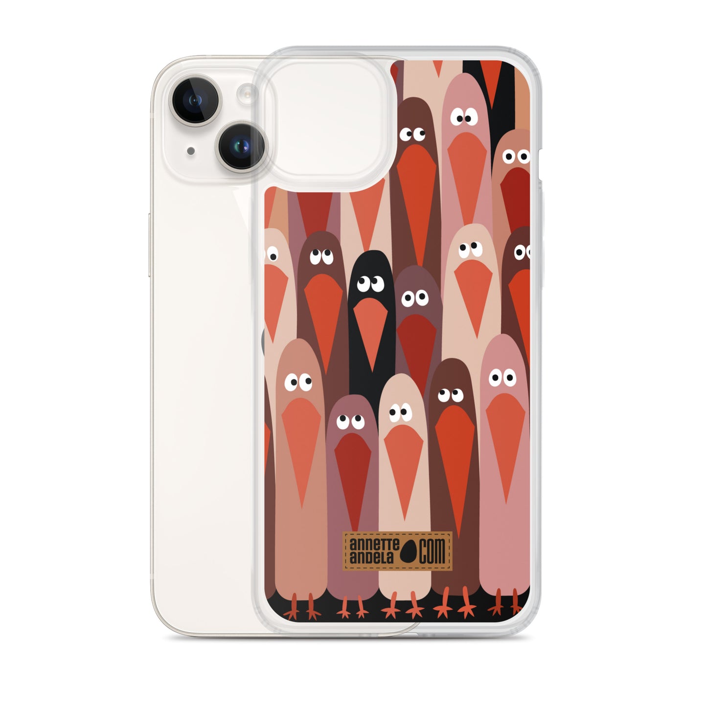 iPhone hoesje Crowdy Brown
