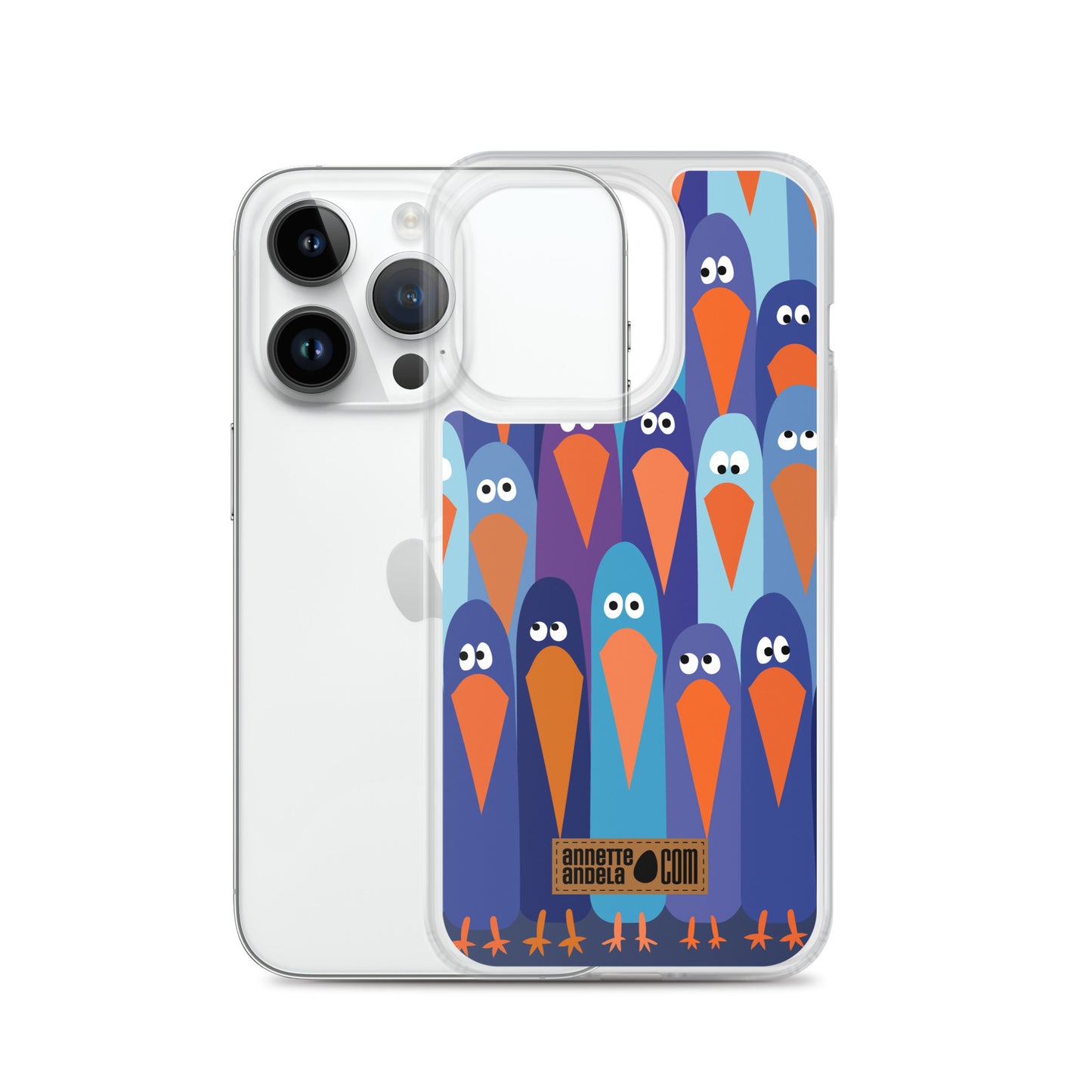 iPhone hoesje Crowdy Blue