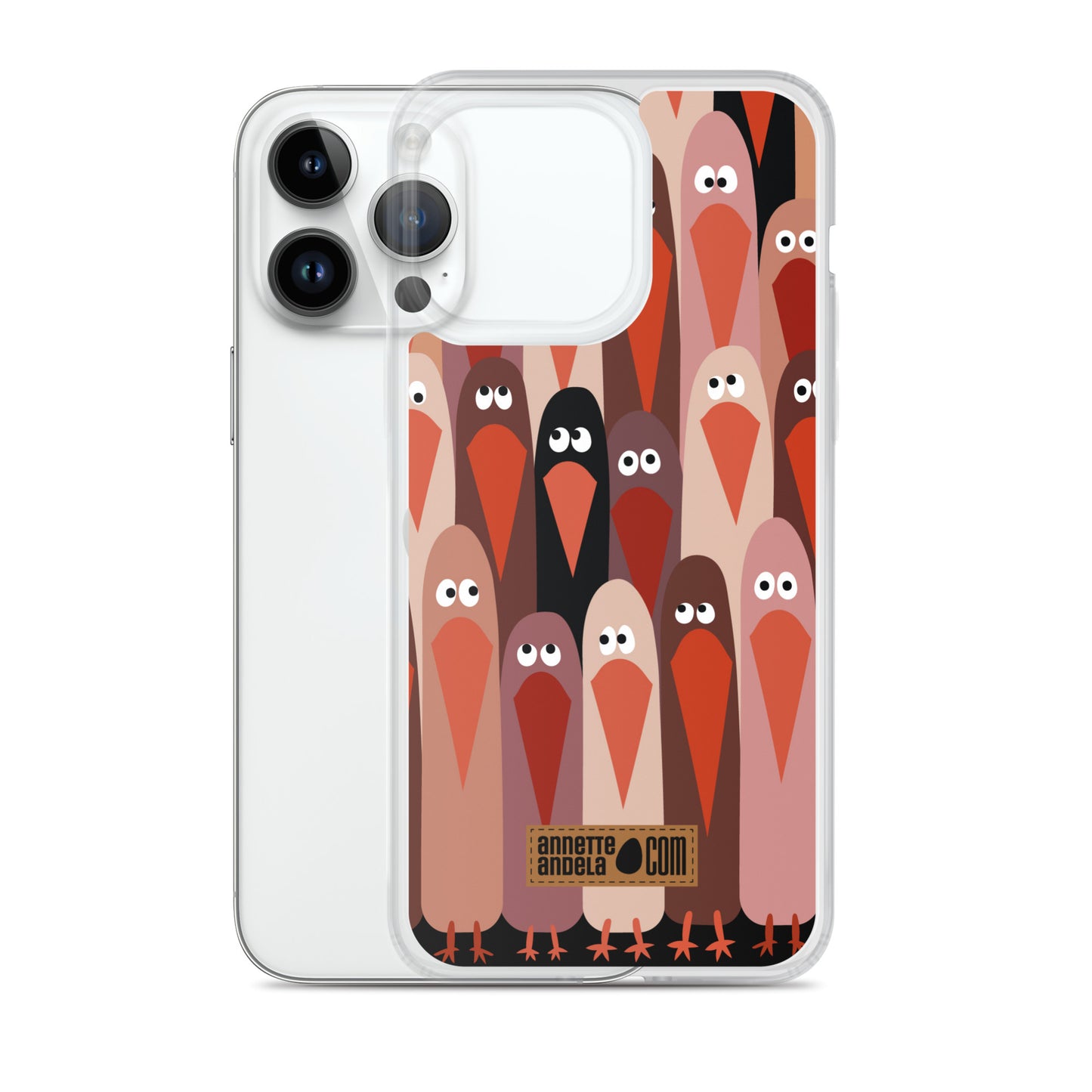 iPhone hoesje Crowdy Brown
