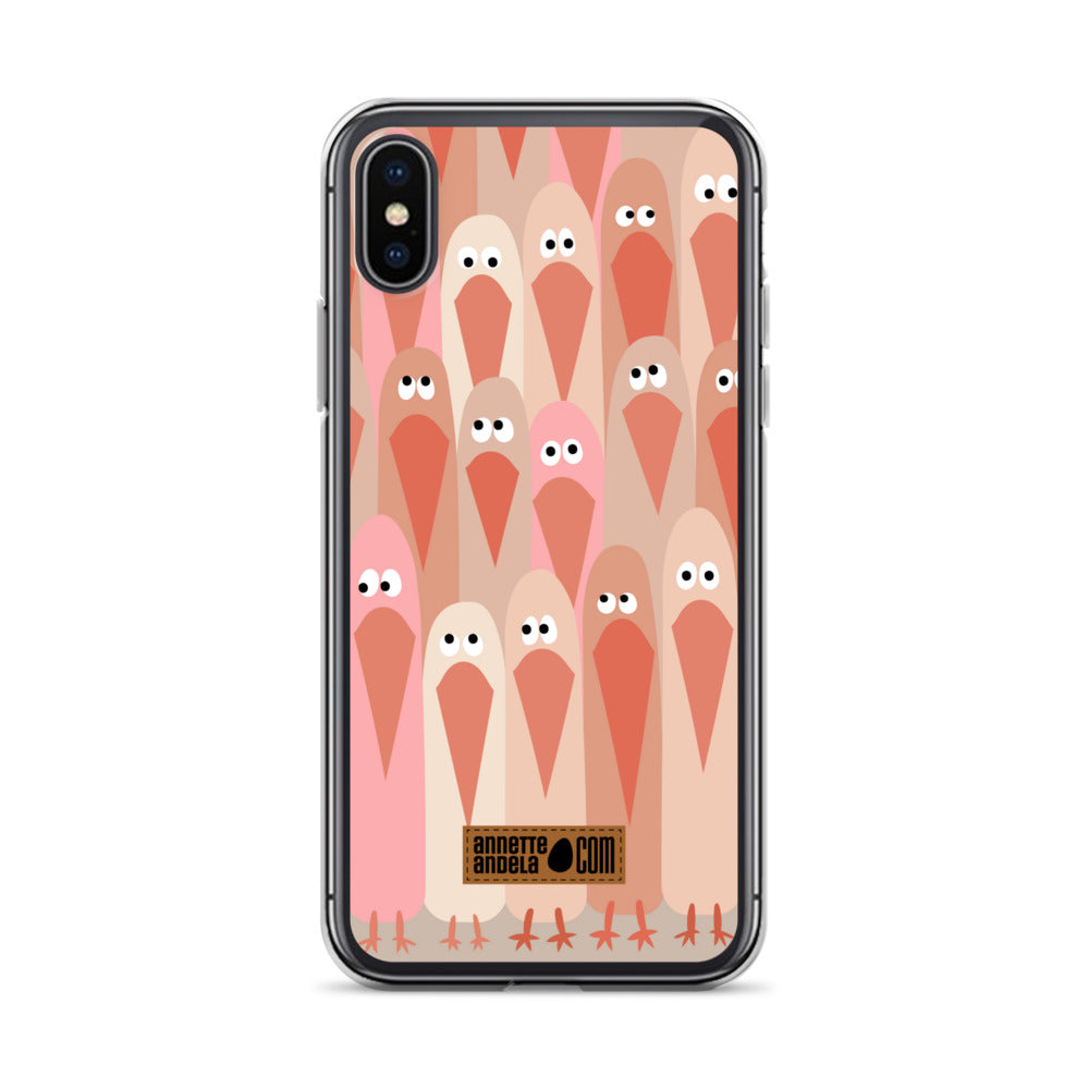 iPhone hoesje Crowdy Beige (On demand)