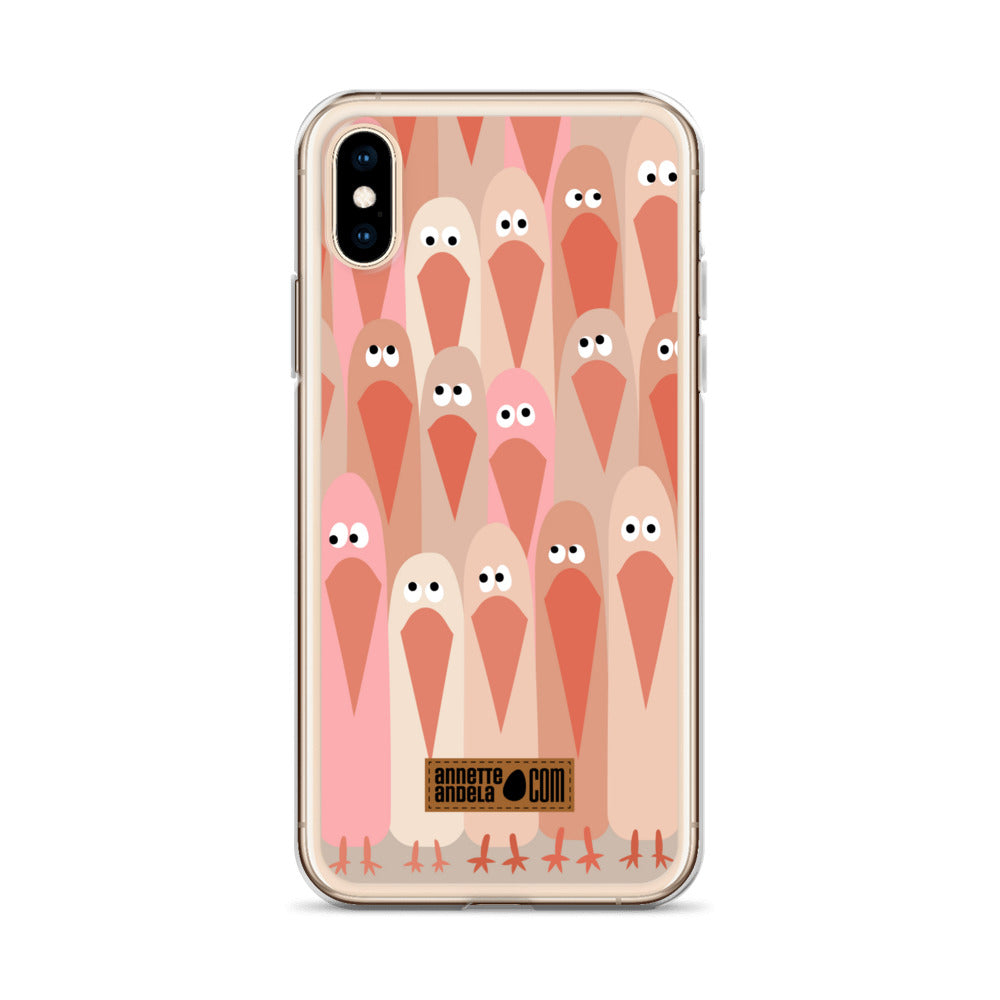 iPhone hoesje Crowdy Beige (On demand)