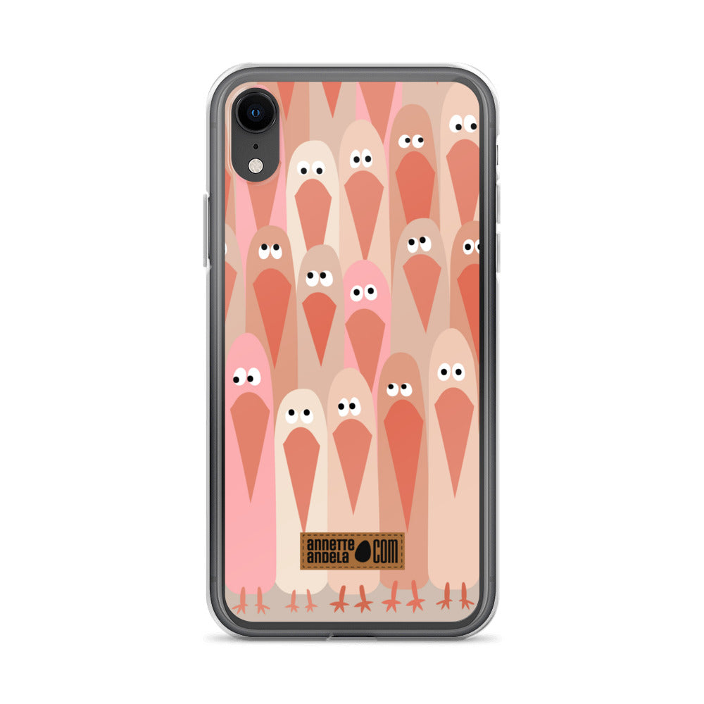 iPhone hoesje Crowdy Beige (On demand)