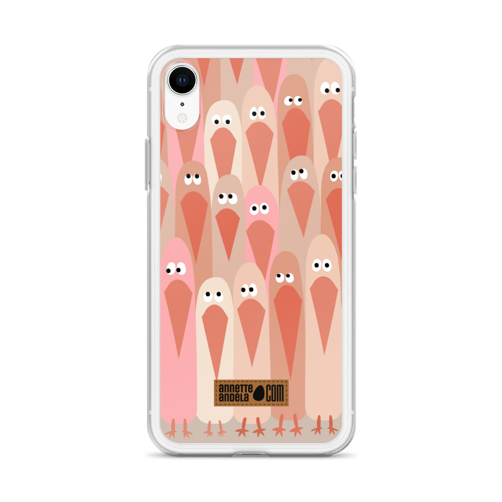 iPhone hoesje Crowdy Beige (On demand)